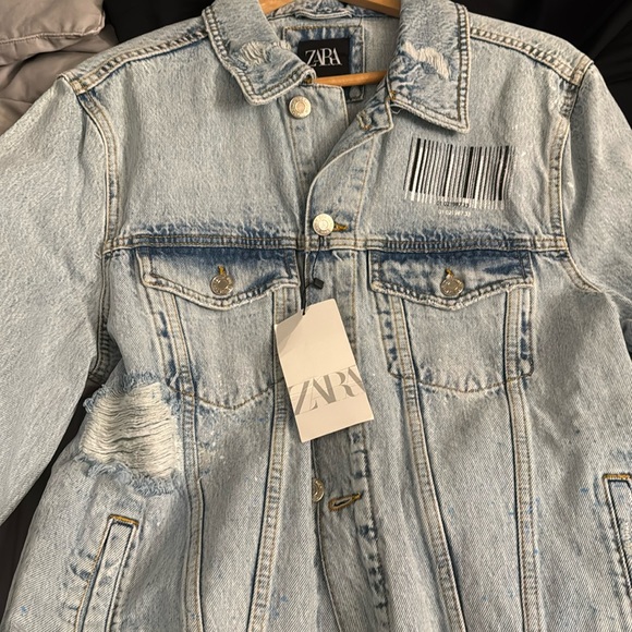 New with tags Zara denim jacket - Picture 1 of 5